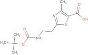 2-(2-{[(tert-Butoxy)carbonyl]amino}ethyl)-4-methyl-1,3-thiazole-5-carboxylic acid