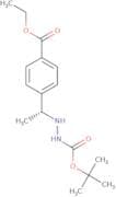 (R)-tert-butyl 2-(1-(4-(ethoxycarbonyl)phenyl)ethyl)hydrazinecarboxylate