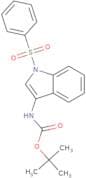 3-(tert-Butoxycarbonylamino)-1-(phenylsulfonyl)indole
