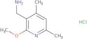 [(2-Methoxy-4,6-dimethyl-3-pyridinyl)methyl]amine hydrochloride