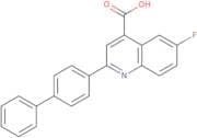 2-Biphenyl-4-yl-6-fluoro-4-carboxyquinoline