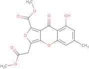 Methyl 8-hydroxy-3-(2-methoxy-2-oxoethyl)-6-methyl-9-oxo-9H-furo[3,4-b]chromene-1-carboxylate