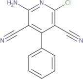 2-Amino-6-chloro-4-phenylpyridine-3,5-dicarbonitrile