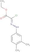 Ethyl (2Z)-2-chloro-2-[2-(3,4-dimethylphenyl)hydrazin-1-ylidene]acetate