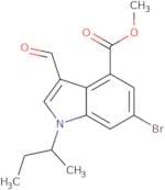 Methyl 6-bromo-1-(sec-butyl)-3-formyl-1H-indole-4-carboxylate