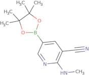 2-(Methylamino)-5-(4,4,5,5-tetramethyl-1,3,2-dioxaborolan-2-yl)nicotinonitrile