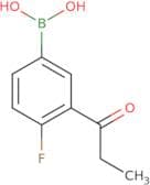 4-Fluoro-3-propanoylphenylboronic acid