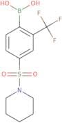 4-(Piperidin-1-ylsulfonyl)-2-trifluoromethylphenylboronic acid