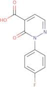 2-(4-Fluorophenyl)-3-oxo-2,3-dihydropyridazine-4-carboxylic acid