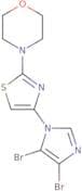 4-(4-(2,4-Dibromo-1H-imidazol-1-yl)thiazol-2-yl)morpholine