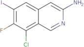 8-Chloro-7-fluoro-6-iodoisoquinolin-3-amine