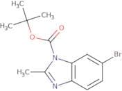 tert-Butyl 6-bromo-2-methyl-1H-benzo[D]imidazole-1-carboxylate
