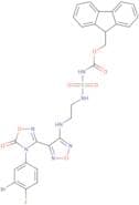 (9H-fluoren-9-yl)methyl N-(2-((4-(4-(3-bromo-4-fluorophenyl)-5-oxo-4,5-dihydro-1,2,4-oxadiazol-3-y…