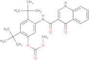 N-[5-(Methoxycarbonyloxy)-2,4-di(tert-butyl)phenyl]-4-oxo-1H-quinoline-3-carboxamide