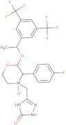 3-[[(2R,3S)-2-[(1R)-1-[3,5-Bis(trifluoromethyl)phenyl]ethoxy]-3-(4-fluorophenyl)-4-oxidomorpholin-…