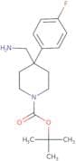 tert-Butyl 4-(aminomethyl)-4-(4-fluorophenyl)piperidine-1-carboxylate