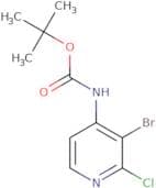 (3-Bromo-2-chloro-pyridin-4-yl)-carbamic acid tert-butyl ester