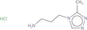3-(3-Methyl-4H-1,2,4-triazol-4-yl)propan-1-amine 1.55*hydrochloride