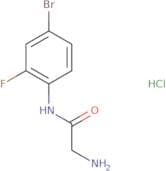 N1-(4-Bromo-2-fluorophenyl)glycinamide hydrochloride
