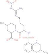 (2R,4R)-1-[(2S)-5-[[Amino(nitramido)methylidene]amino]-2-[(3-methyl-1,2,3,4-tetrahydroquinolin-8-y…