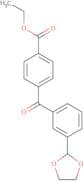 4'-Carboethoxy-3-(1,3-dioxolan-2-yl)benzophenone