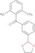 2,6-Dimethyl-3'-(1,3-dioxolan-2-yl)benzophenone