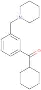 Cyclohexyl 3-(piperidinomethyl)phenyl ketone