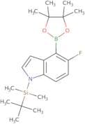 1-[(1,1-Dimethylethyl)dimethylsilyl]-5-fluoro-4-(4,4,5,5-tetramethyl-1,3,2-dioxaborolan-2-yl)-1H-i…