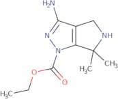 Ethyl 3-amino-6,6-dimethyl-5,6-dihydropyrrolo[3,4-c]pyrazole-1(4H)-carboxylate