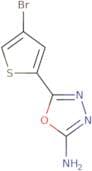 5-(4-Bromo-2-thienyl)-1,3,4-oxadiazol-2-amine