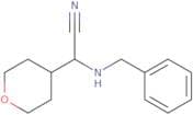 2-(benzylamino)-2-(oxan-4-yl)acetonitrile