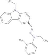 9-Ethylcarbazole-3-carboxaldehyde N-Ethyl-N-(o-tolyl)hydrazone
