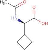 (R)-2-Acetamido-2-cyclobutylacetic acid