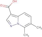 6,7-Dimethylpyrazolo[1,5-a]pyridine-3-carboxylic acid