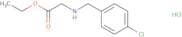 Ethyl 2-((4-chlorobenzyl)amino)acetate hydrochloride