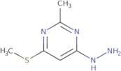4-Hydrazinyl-2-methyl-6-(methylsulfanyl)pyrimidine