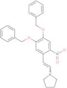 1-(4,5-Bis(benzyloxy)-2-nitrostyryl)pyrrolidine