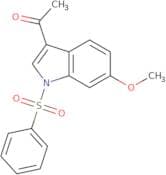 1-(6-Methoxy-1-(phenylsulfonyl)-1H-indol-3-yl)ethanone