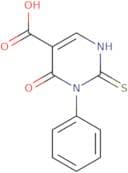 4-Oxo-3-phenyl-2-thioxo-1,2,3,4-tetrahydropyrimidine-5-carboxylic acid