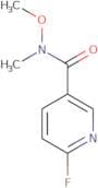 6-Fluoro-N-methoxy-N-methyl-nicotinamide