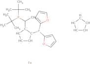 (R)-1-{(Sp)-2-[di(2-furyl)phosphino]ferrocenyl}ethyldi-tert-butylphosphine