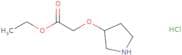 Ethyl 2-[(3S)-3-pyrrolidinyloxy]acetate hydrochloride