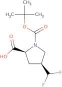 (2S,4S)-1-(tert-Butoxycarbonyl)-4-(difluoromethyl)pyrrolidine-2-carboxylic acid