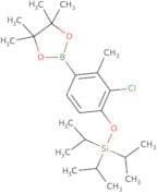 [2-Chloro-3-methyl-4-(4,4,5,5-tetramethyl-1,3,2-dioxaborolan-2-yl)phenoxy]triisopropylsilane
