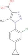 1-(2-chloro-4-cyclopropylphenyl)-5-methyl-1H-1,2,3-triazole-4-carboxylic acid