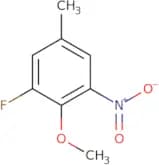 1-Fluoro-2-methoxy-5-methyl-3-nitrobenzene