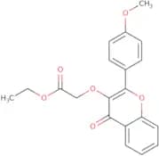 Ethyl 2-{[2-(4-methoxyphenyl)-4-oxo-4H-chromen-3-yl]oxy}acetate