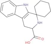 3',4'-Dihydro-spiro[cyclohexane-1,1'(2'H)-pyrido[3,4-b]indole]-3'-carboxylic acid
