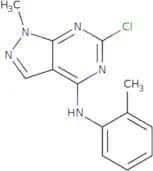 6-Chloro-1-methyl-N-(2-methylphenyl)-1H-pyrazolo[3,4-d]pyrimidin-4-amine