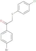 1-(4-Bromophenyl)-2-[(4-chlorophenyl)sulfanyl]ethan-1-one